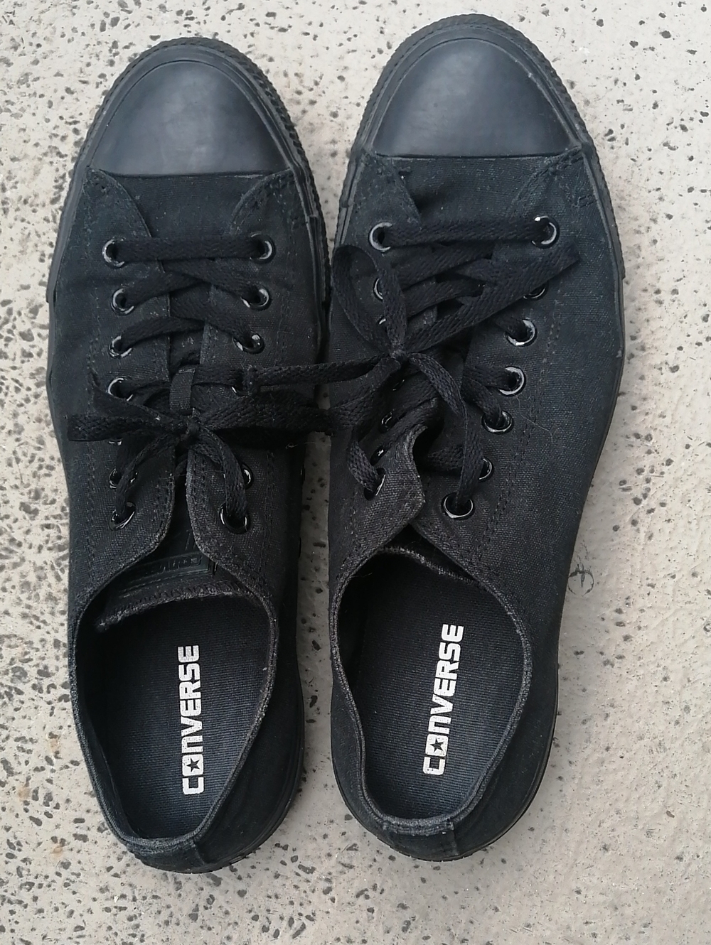 Converse Black Low-Top Canvas Sneakers